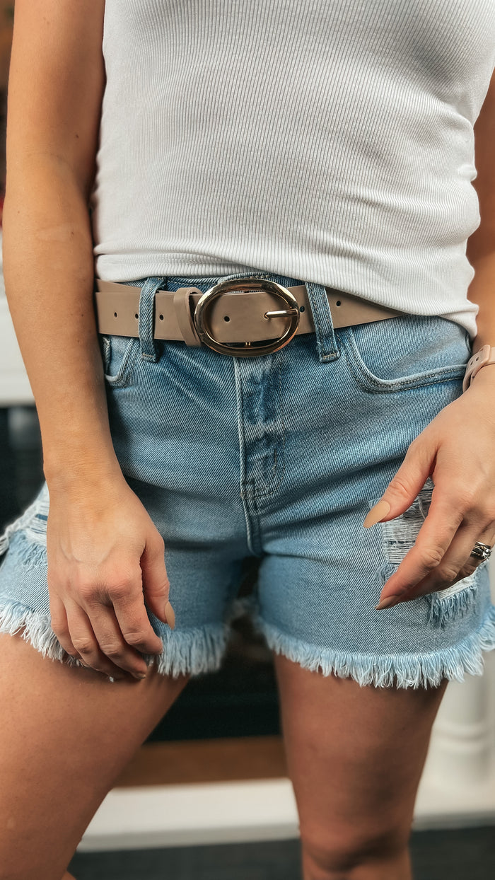 Dylan Belt: Taupe