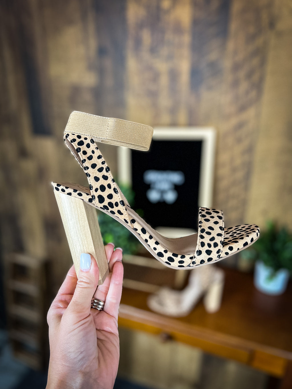 Zara Leopard Heel