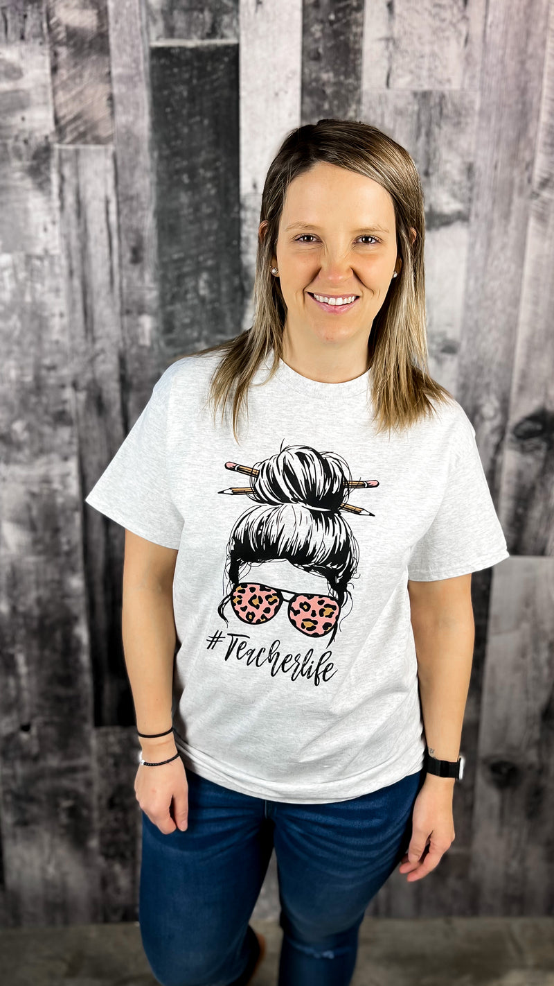 Teacher Life Graphic Tee