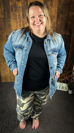 Kate Denim Jacket: Medium Blue