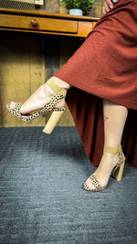 Zara Leopard Heel