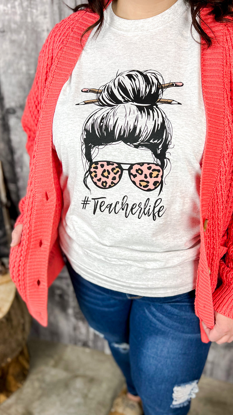 Teacher Life Graphic Tee