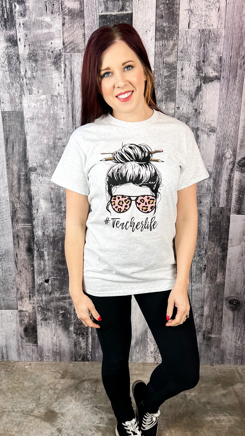 Teacher Life Graphic Tee