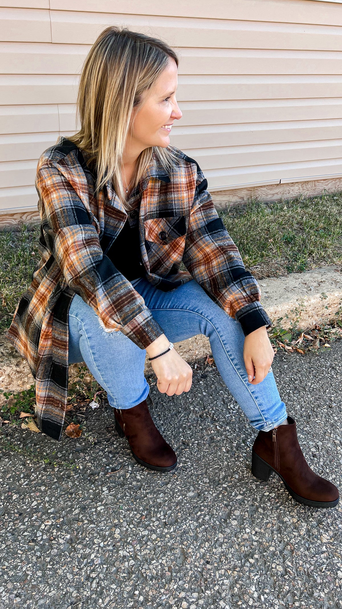 Gerri Booties: Brown