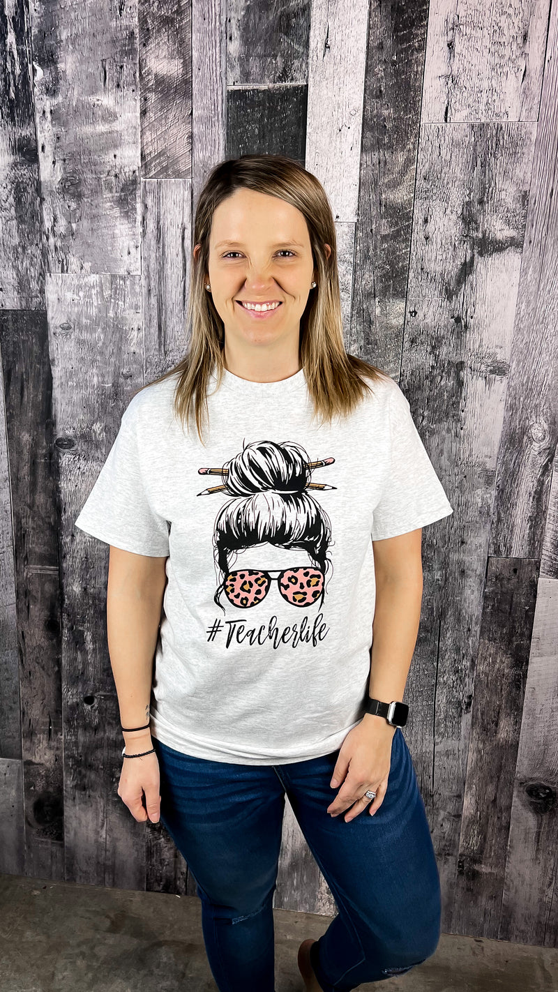Teacher Life Graphic Tee