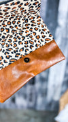 Rosalind Fold Over Clutch: Leopard